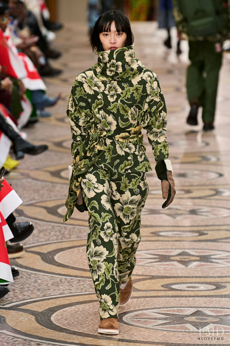Amane Taniguchi featured in  the Kenzo fashion show for Autumn/Winter 2022