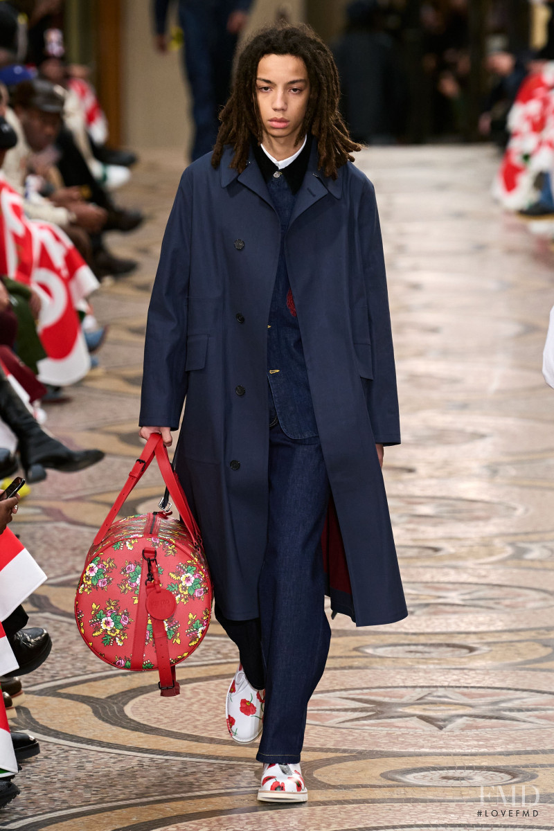 Desmond E featured in  the Kenzo fashion show for Autumn/Winter 2022