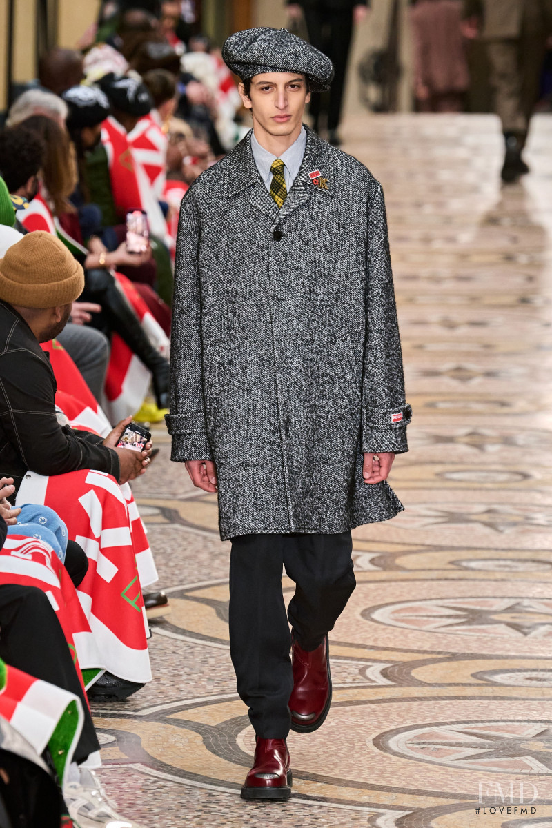 Takfarines Bengana featured in  the Kenzo fashion show for Autumn/Winter 2022
