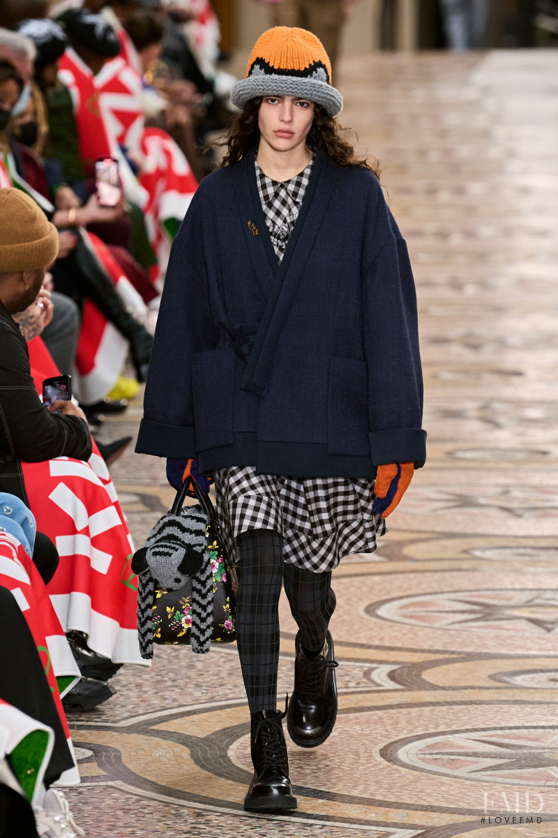 Julia Pacha featured in  the Kenzo fashion show for Autumn/Winter 2022