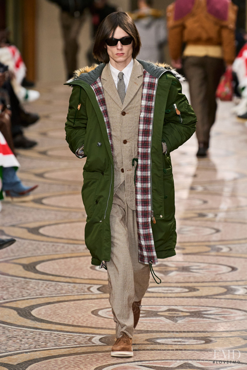 Raoul Uzan featured in  the Kenzo fashion show for Autumn/Winter 2022