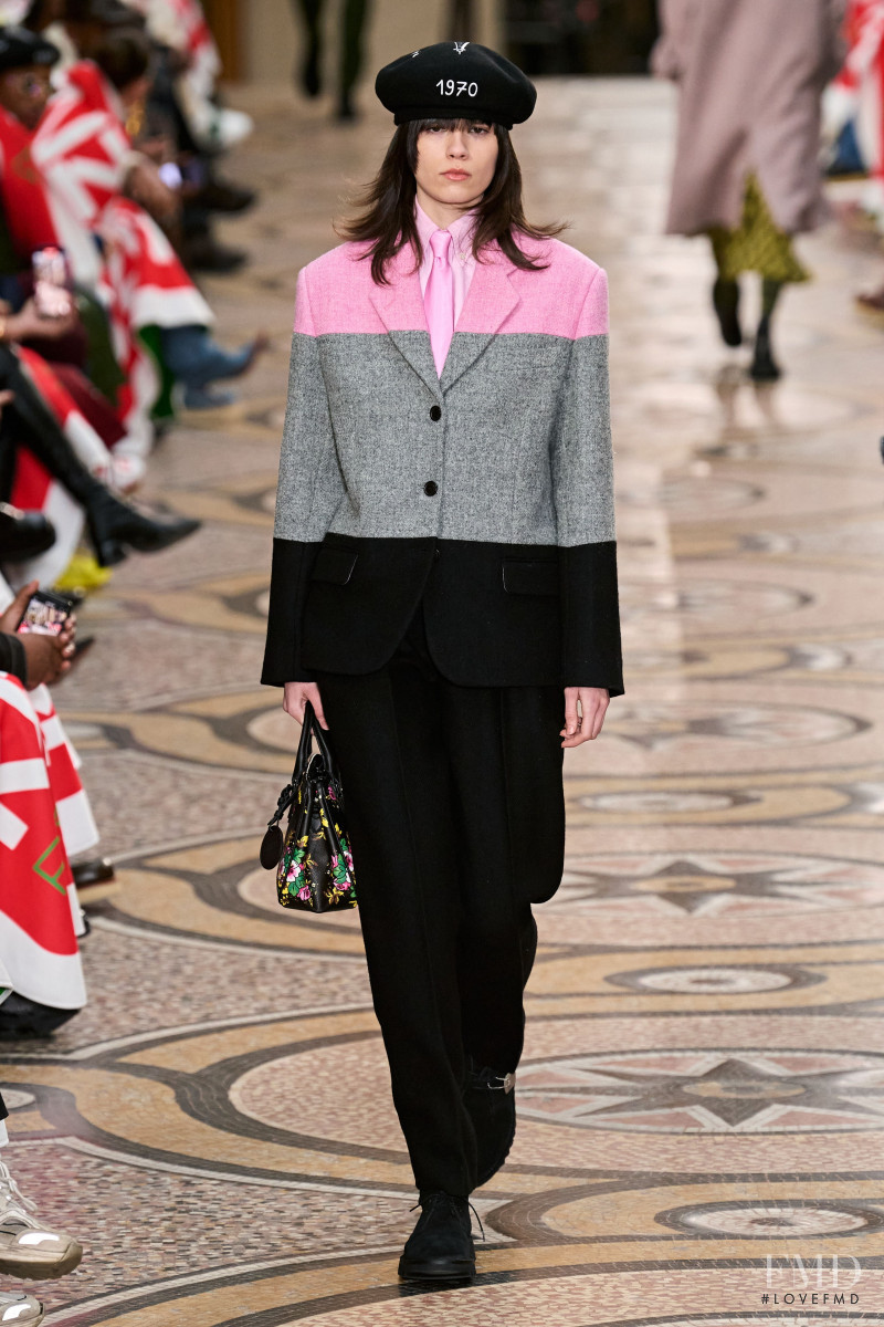 Julie Topsy featured in  the Kenzo fashion show for Autumn/Winter 2022