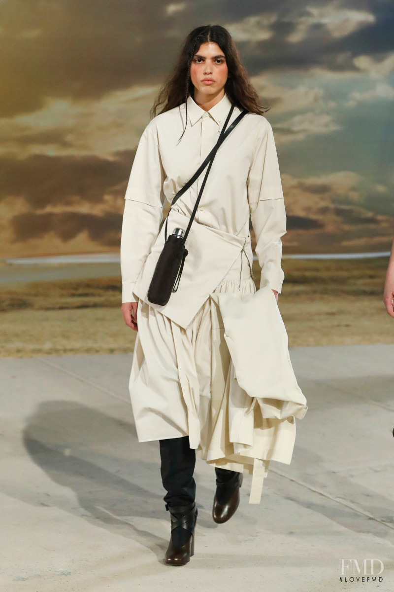Sun Mizrahi featured in  the Christophe Lemaire fashion show for Autumn/Winter 2022