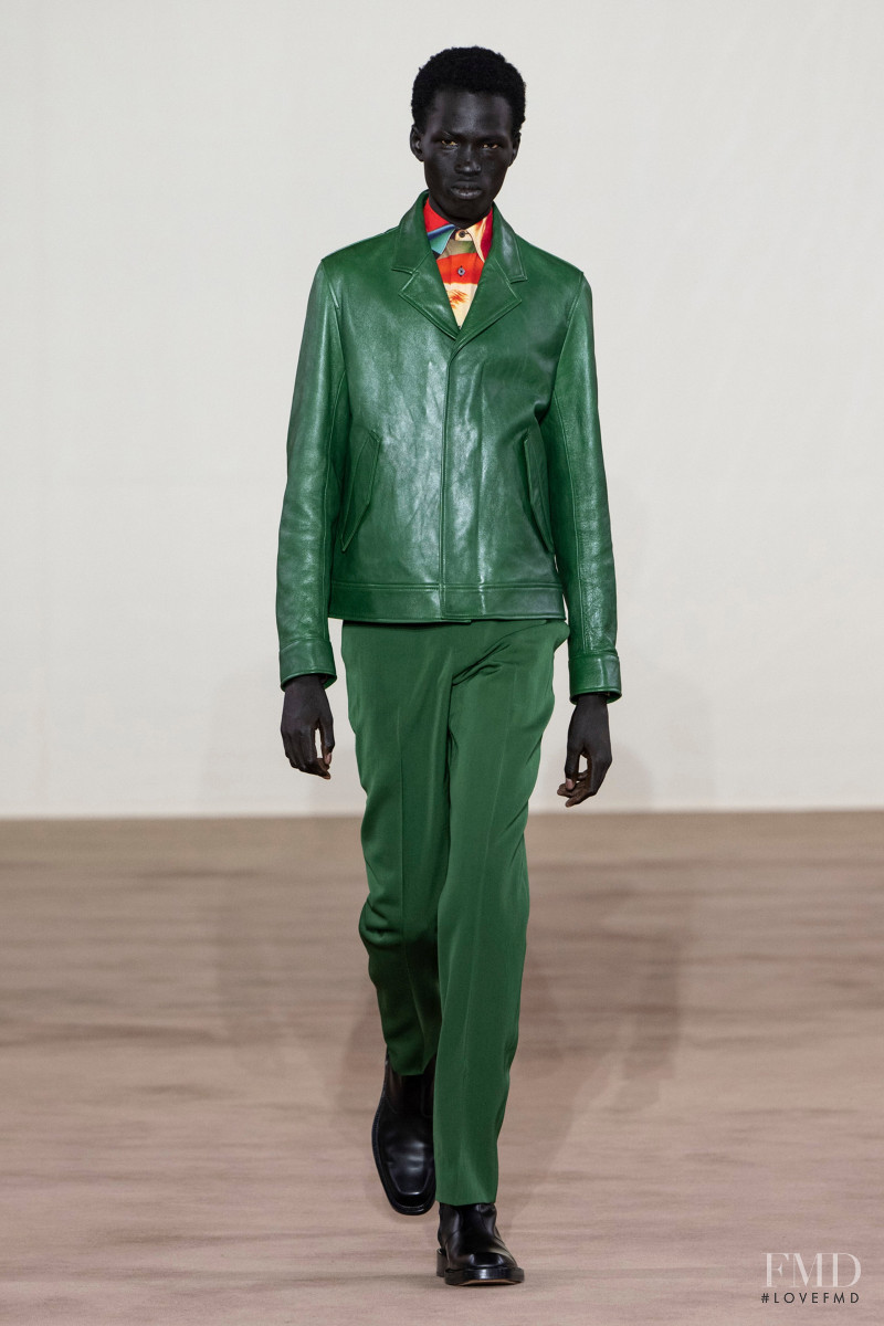 Mamuor Awak Majeng featured in  the Paul Smith fashion show for Autumn/Winter 2022
