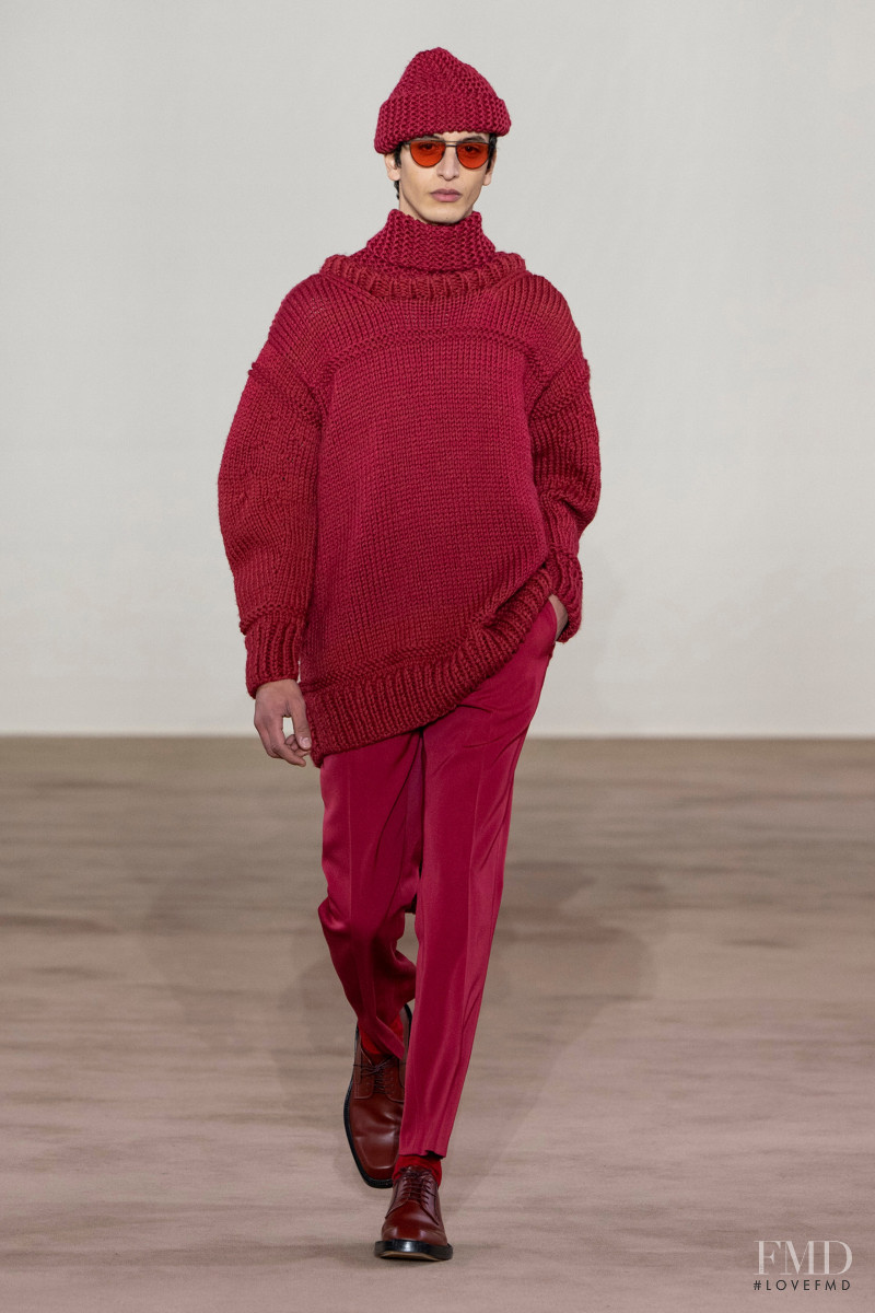 Takfarines Bengana featured in  the Paul Smith fashion show for Autumn/Winter 2022