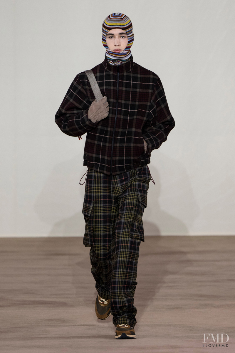 Fikrat Kirkland featured in  the Paul Smith fashion show for Autumn/Winter 2022