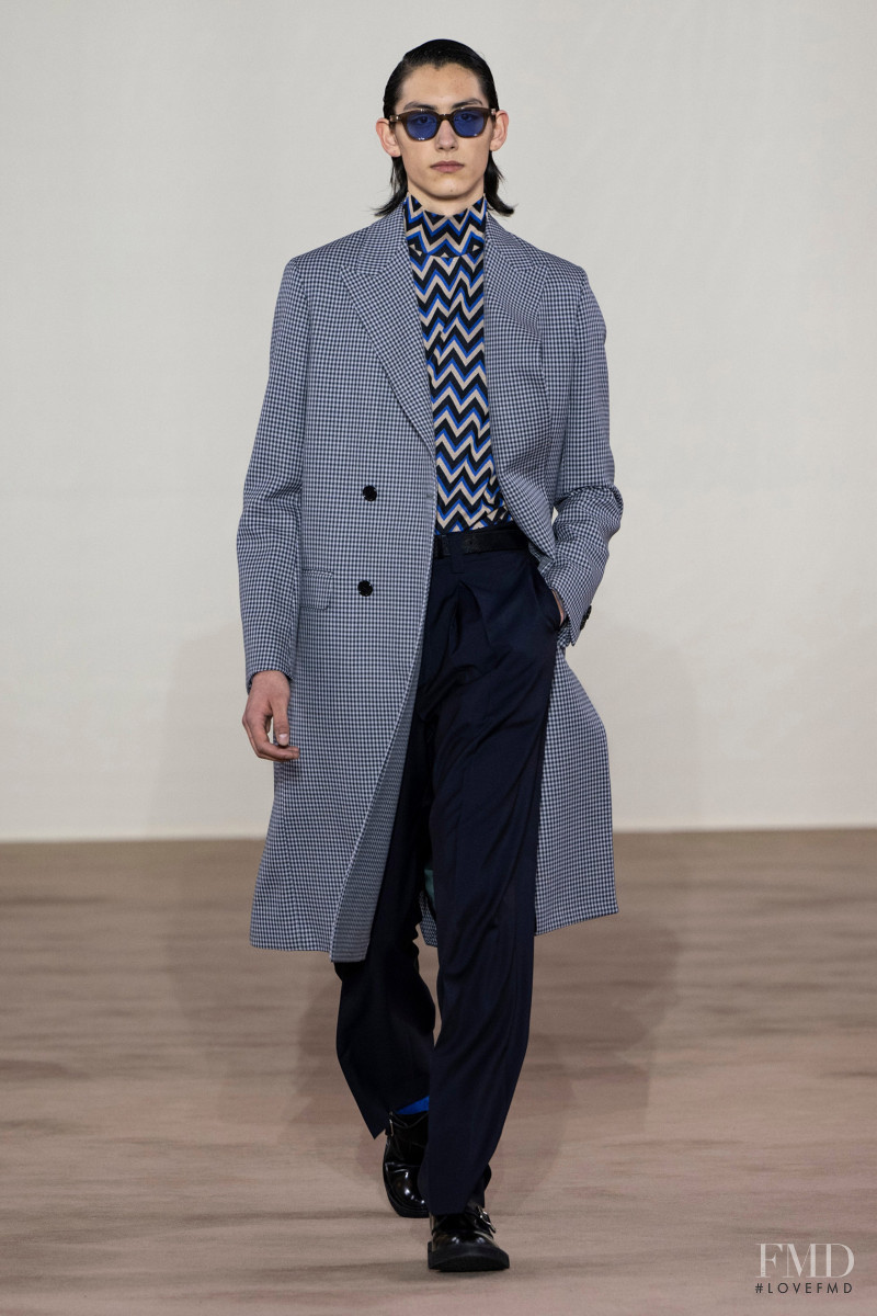 Naoki Jansen featured in  the Paul Smith fashion show for Autumn/Winter 2022