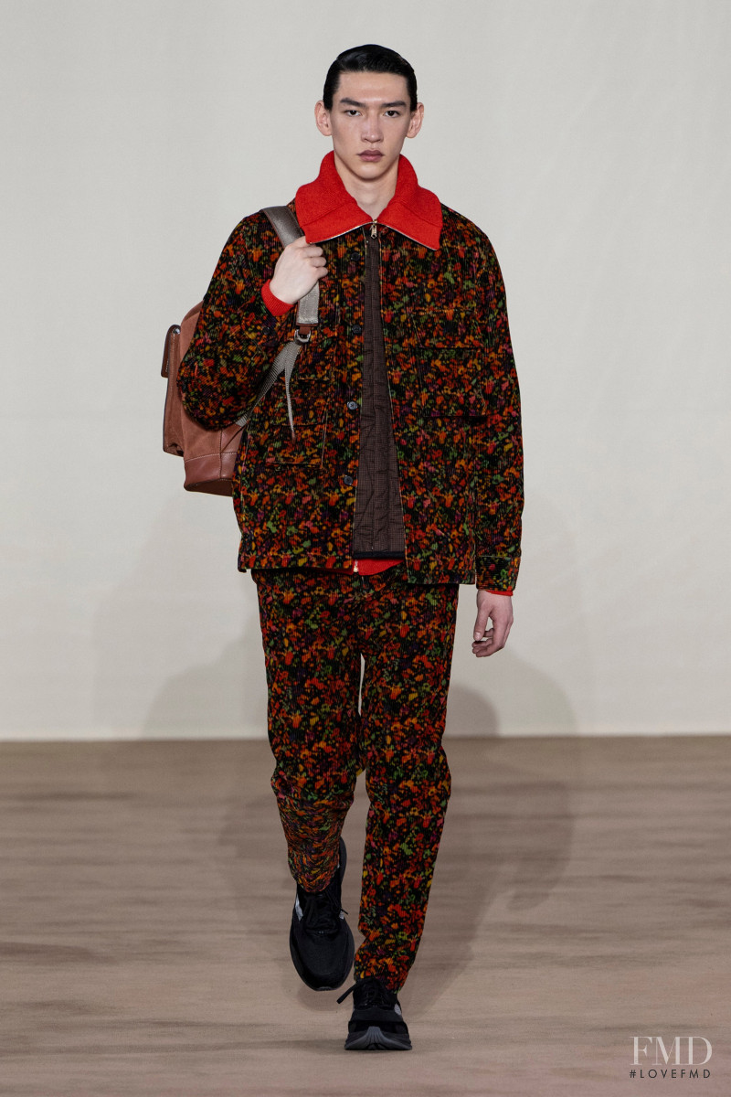 Felix Cheong-Macleod featured in  the Paul Smith fashion show for Autumn/Winter 2022