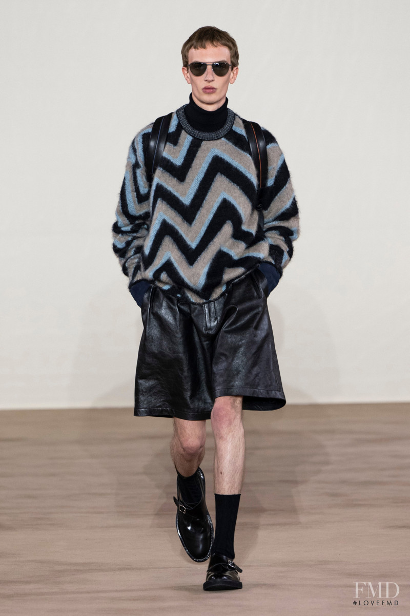 Maurits Buysse featured in  the Paul Smith fashion show for Autumn/Winter 2022