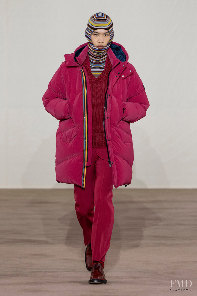 Yura Nakano featured in  the Paul Smith fashion show for Autumn/Winter 2022