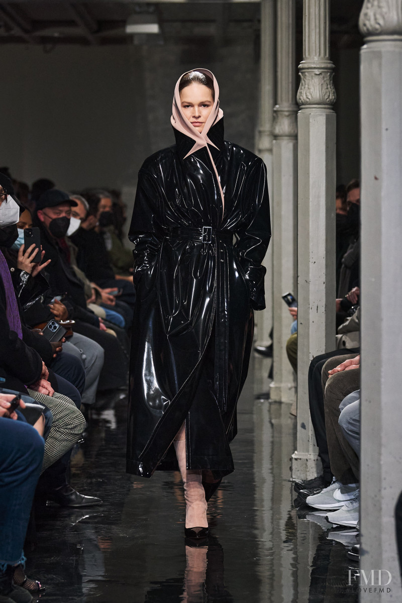 Anna Ewers featured in  the Alaia fashion show for Autumn/Winter 2022