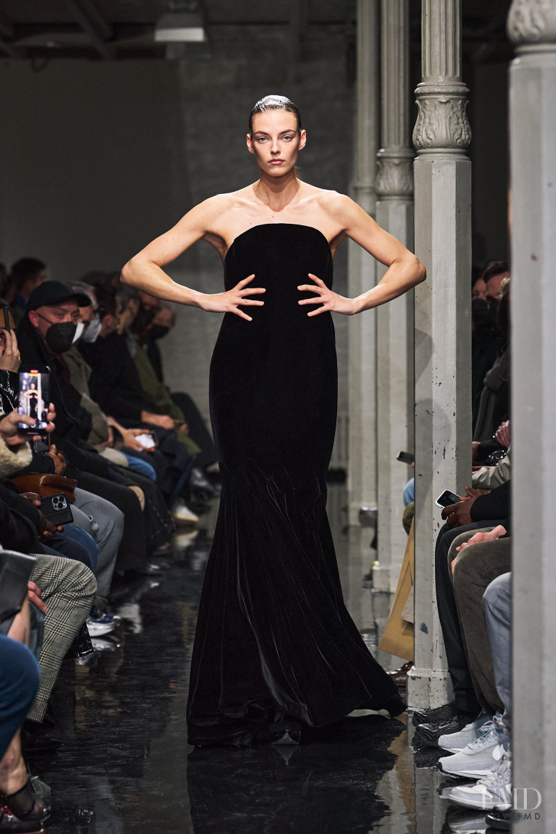 Beauise Ferwerda Bagmeyer featured in  the Alaia fashion show for Autumn/Winter 2022