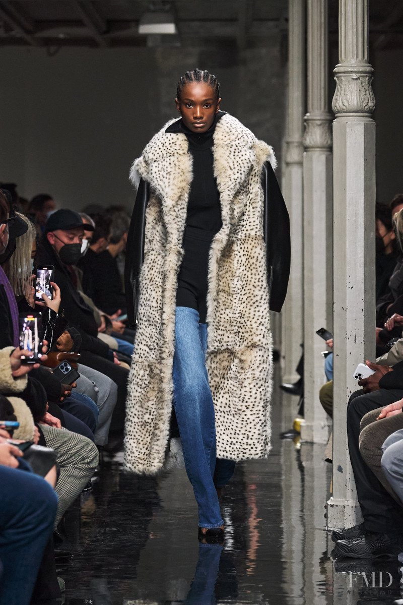 Imari Karanja featured in  the Alaia fashion show for Autumn/Winter 2022