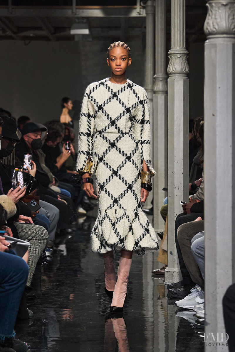 Jadore Benjamin featured in  the Alaia fashion show for Autumn/Winter 2022