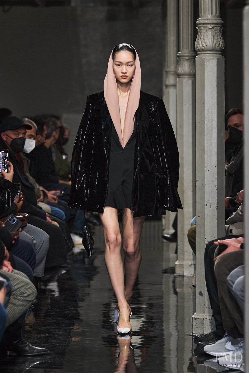 Chloe Oh featured in  the Alaia fashion show for Autumn/Winter 2022