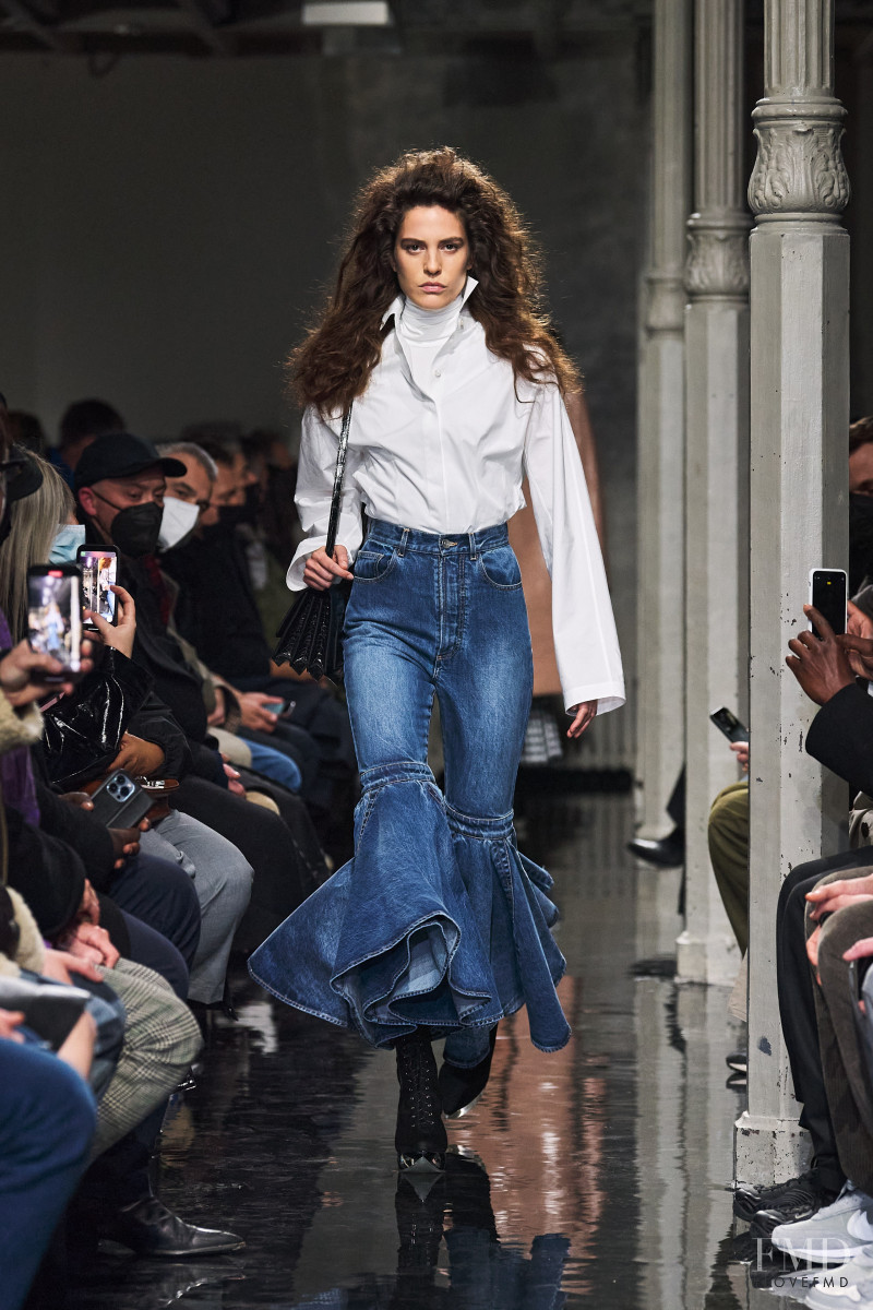Denise Ascuet featured in  the Alaia fashion show for Autumn/Winter 2022
