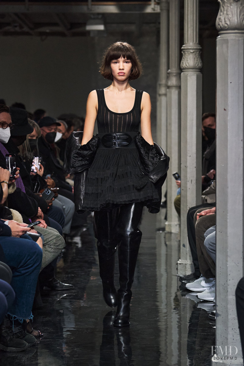 Smilla Osswald featured in  the Alaia fashion show for Autumn/Winter 2022