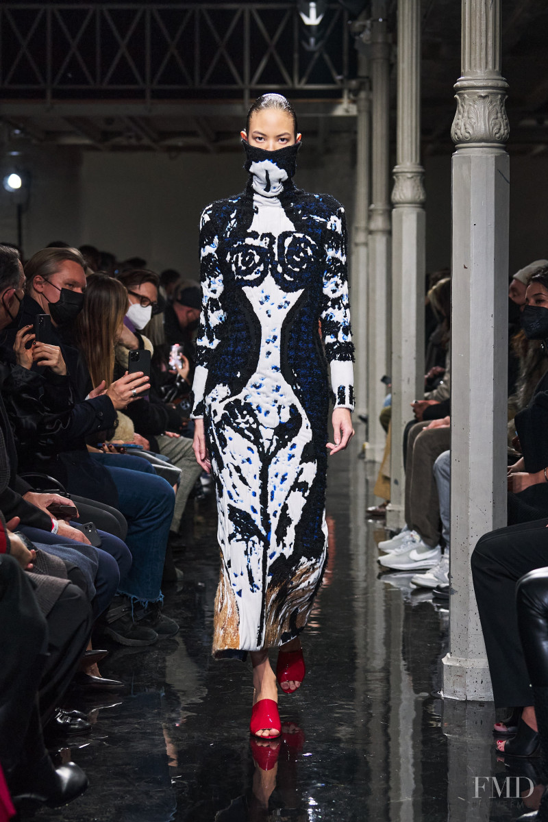 Seng Khan featured in  the Alaia fashion show for Autumn/Winter 2022