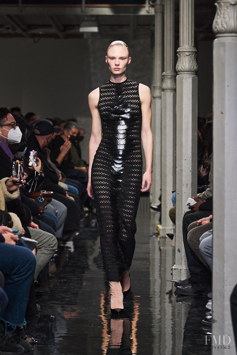 Vilma Sjöberg featured in  the Alaia fashion show for Autumn/Winter 2022