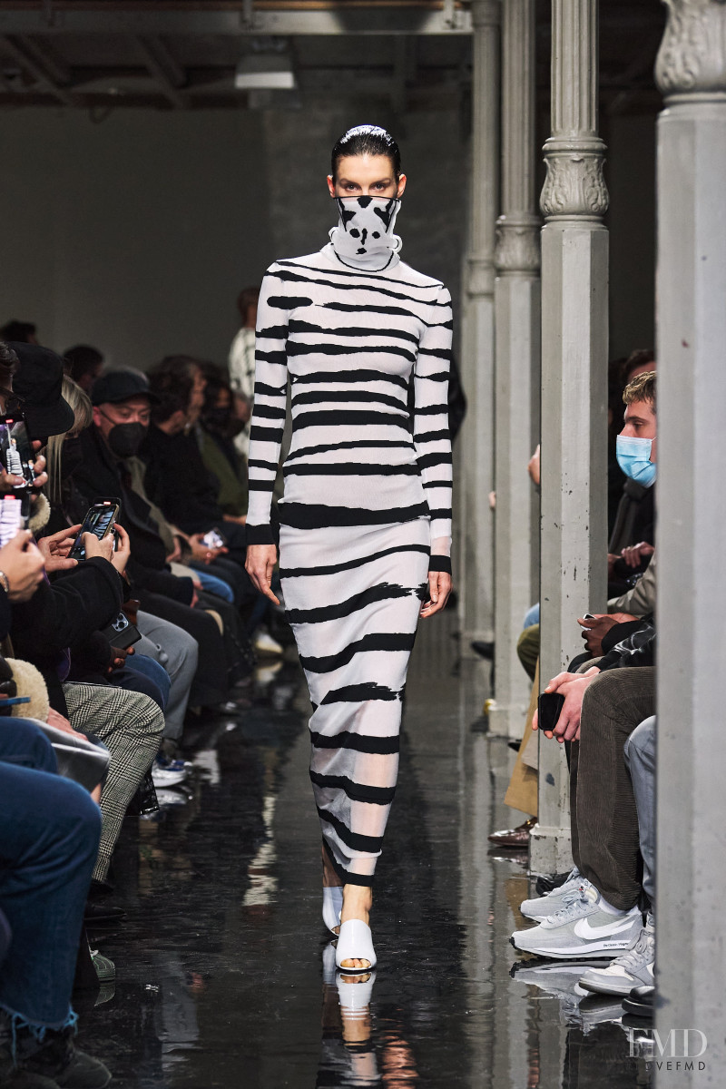 Marte Mei van Haaster featured in  the Alaia fashion show for Autumn/Winter 2022