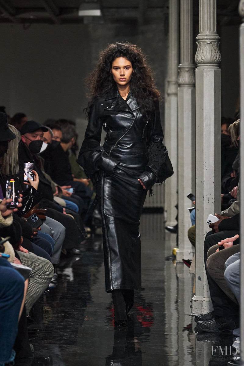 Cindy Gradilla featured in  the Alaia fashion show for Autumn/Winter 2022