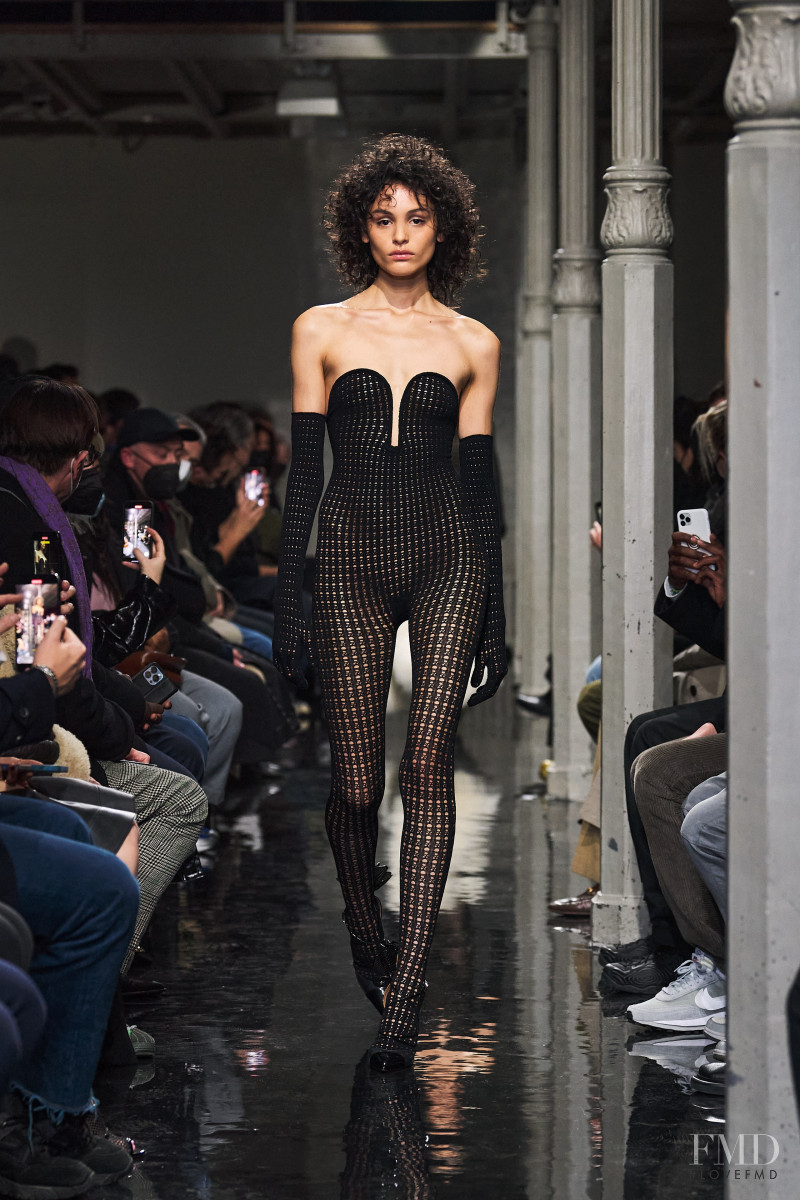 Tahlia Dunn featured in  the Alaia fashion show for Autumn/Winter 2022