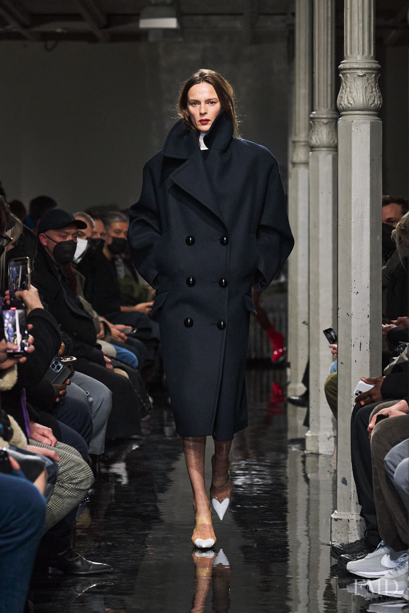 Elise Crombez featured in  the Alaia fashion show for Autumn/Winter 2022