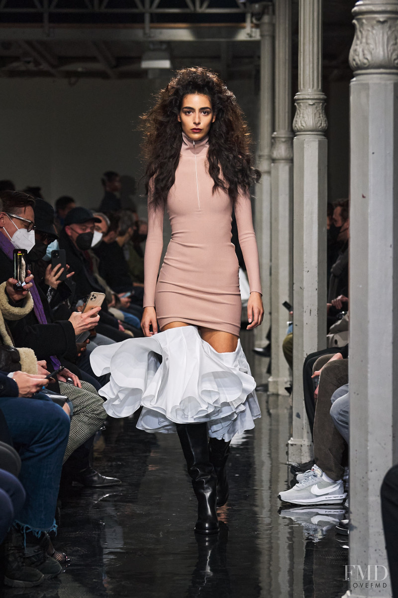 Nora Attal featured in  the Alaia fashion show for Autumn/Winter 2022