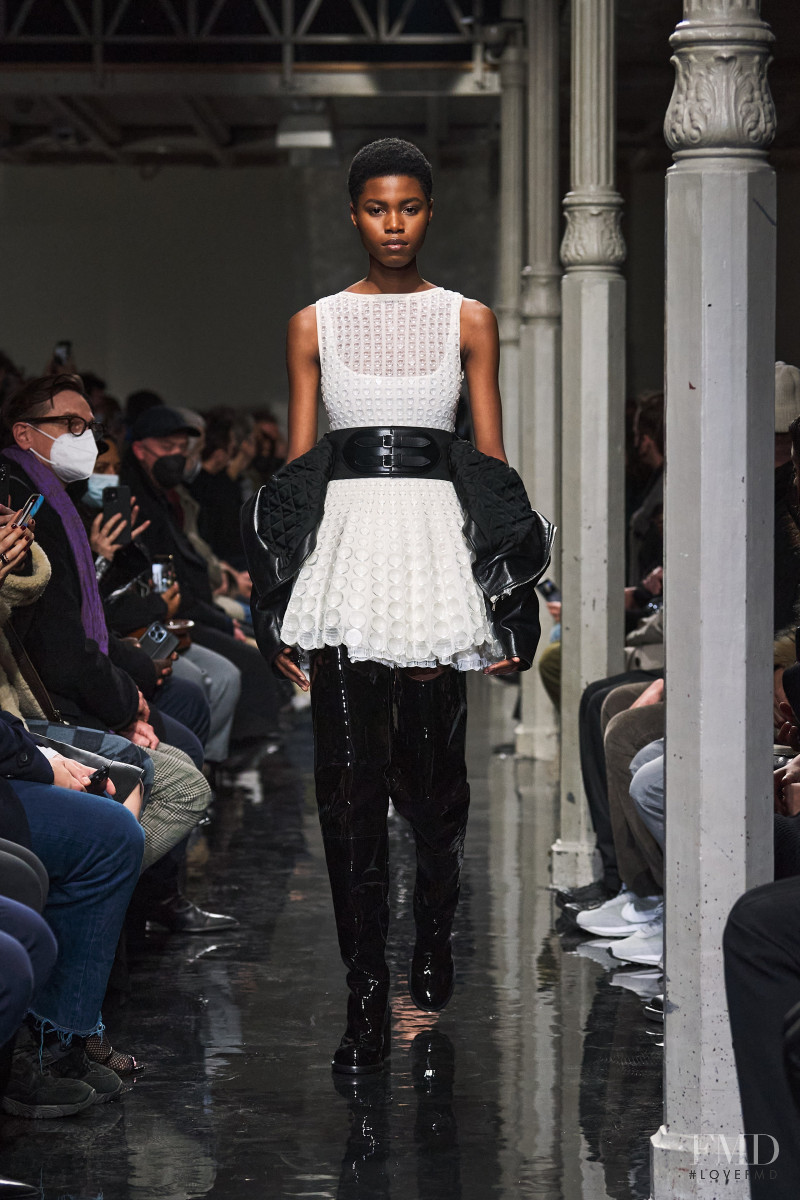 Victoria Fawole featured in  the Alaia fashion show for Autumn/Winter 2022