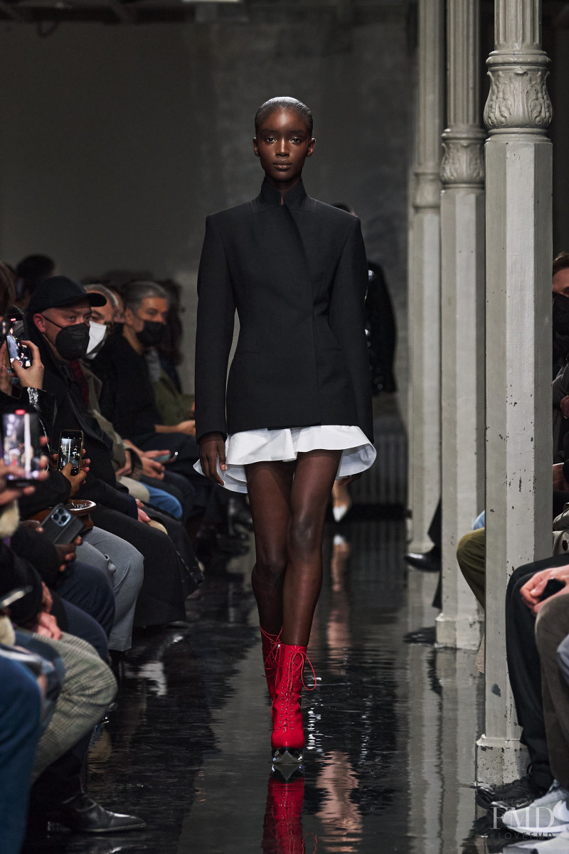 Maty Fall Diba featured in  the Alaia fashion show for Autumn/Winter 2022