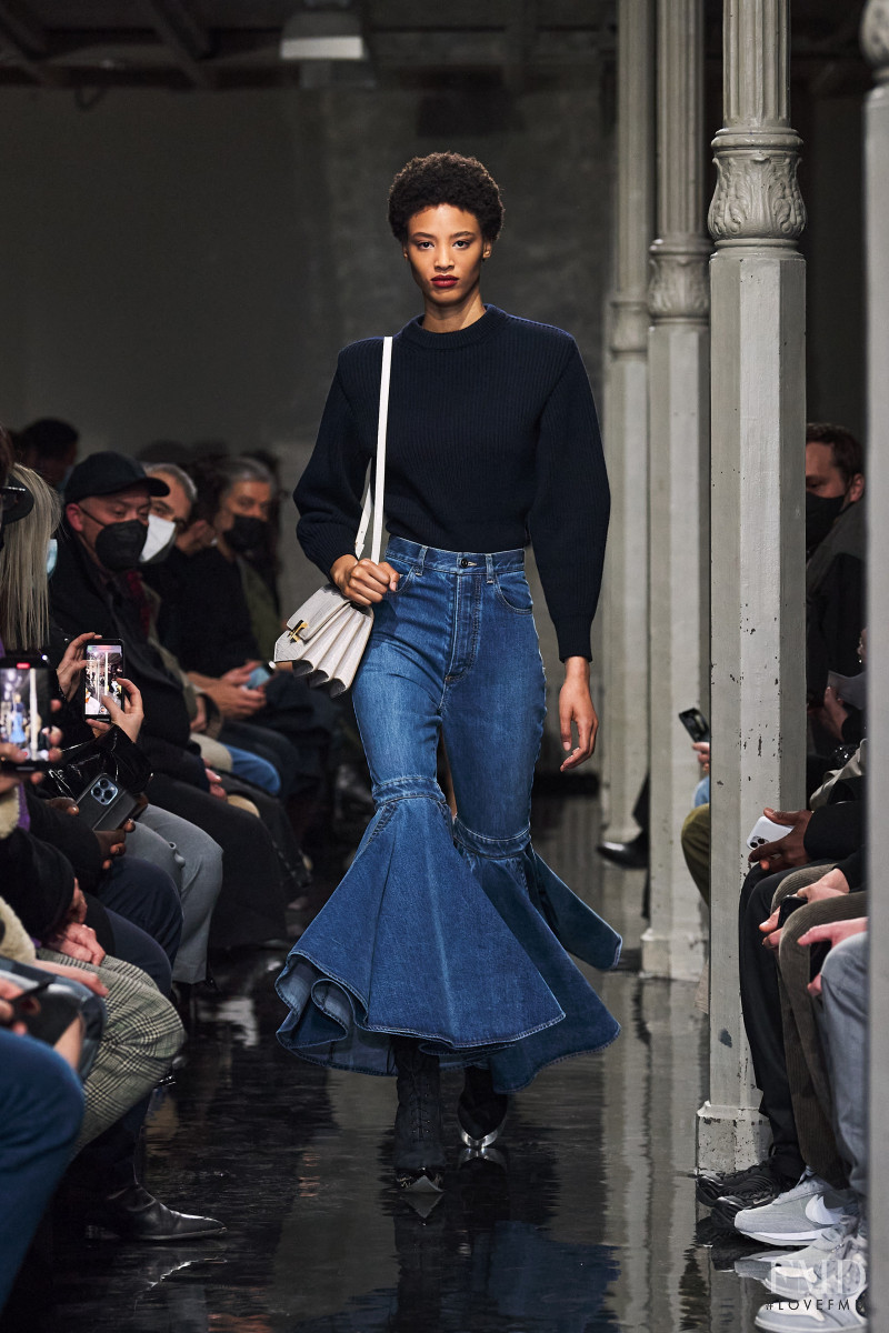 Janaye Furman featured in  the Alaia fashion show for Autumn/Winter 2022