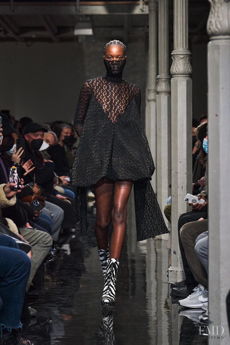 Beyonce Ambrose featured in  the Alaia fashion show for Autumn/Winter 2022