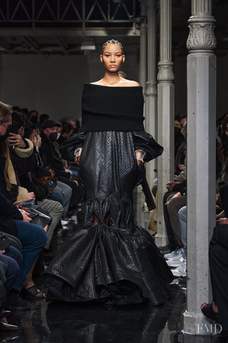 Lineisy Montero featured in  the Alaia fashion show for Autumn/Winter 2022