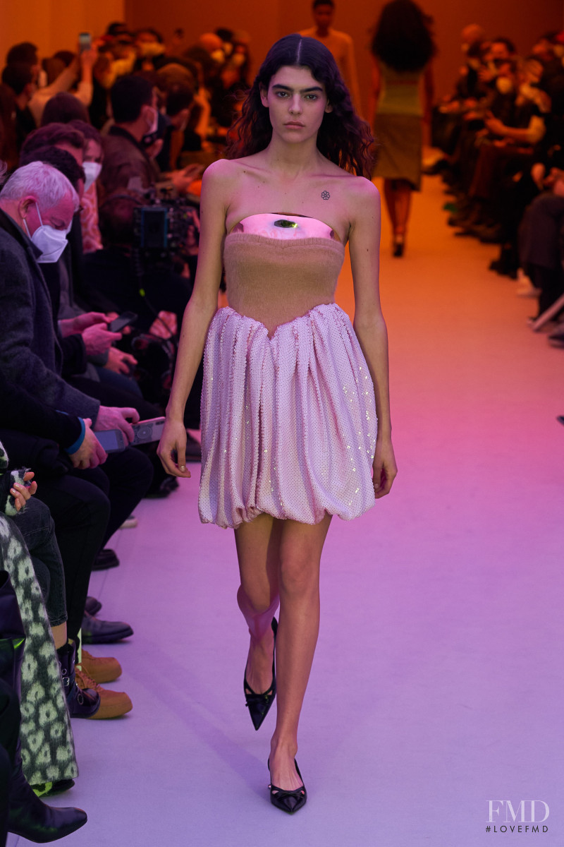 Julia Pacha featured in  the Paco Rabanne fashion show for Autumn/Winter 2022