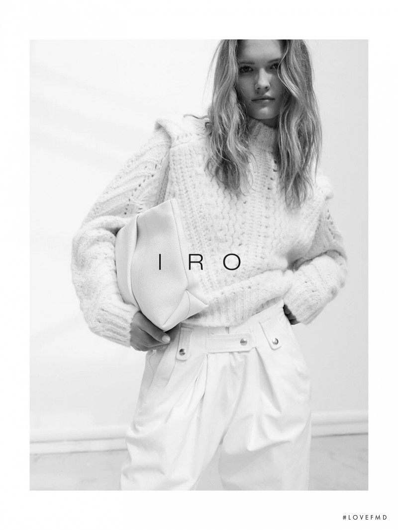 Elsemarie Riis featured in  the IRO Paris catalogue for Winter 2021