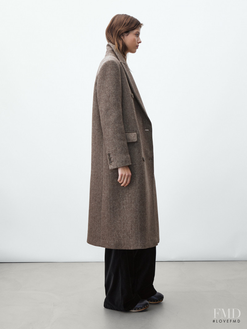 Mathilde Henning featured in  the Massimo Dutti catalogue for Winter 2021