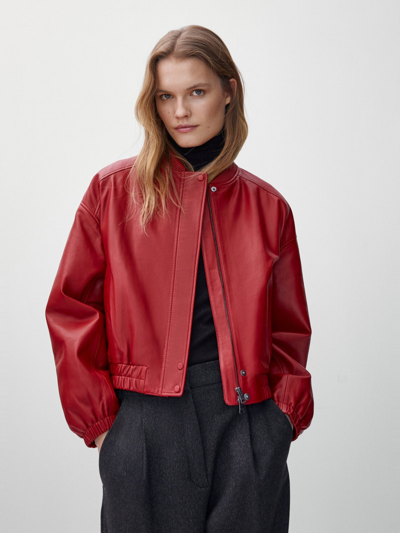 Elsemarie Riis featured in  the Massimo Dutti catalogue for Winter 2021
