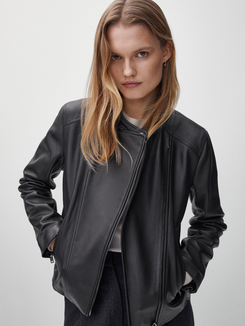 Elsemarie Riis featured in  the Massimo Dutti catalogue for Winter 2021