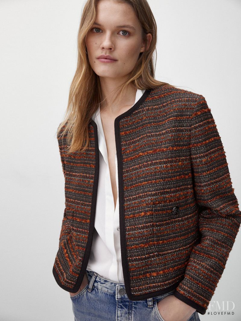 Elsemarie Riis featured in  the Massimo Dutti catalogue for Winter 2021