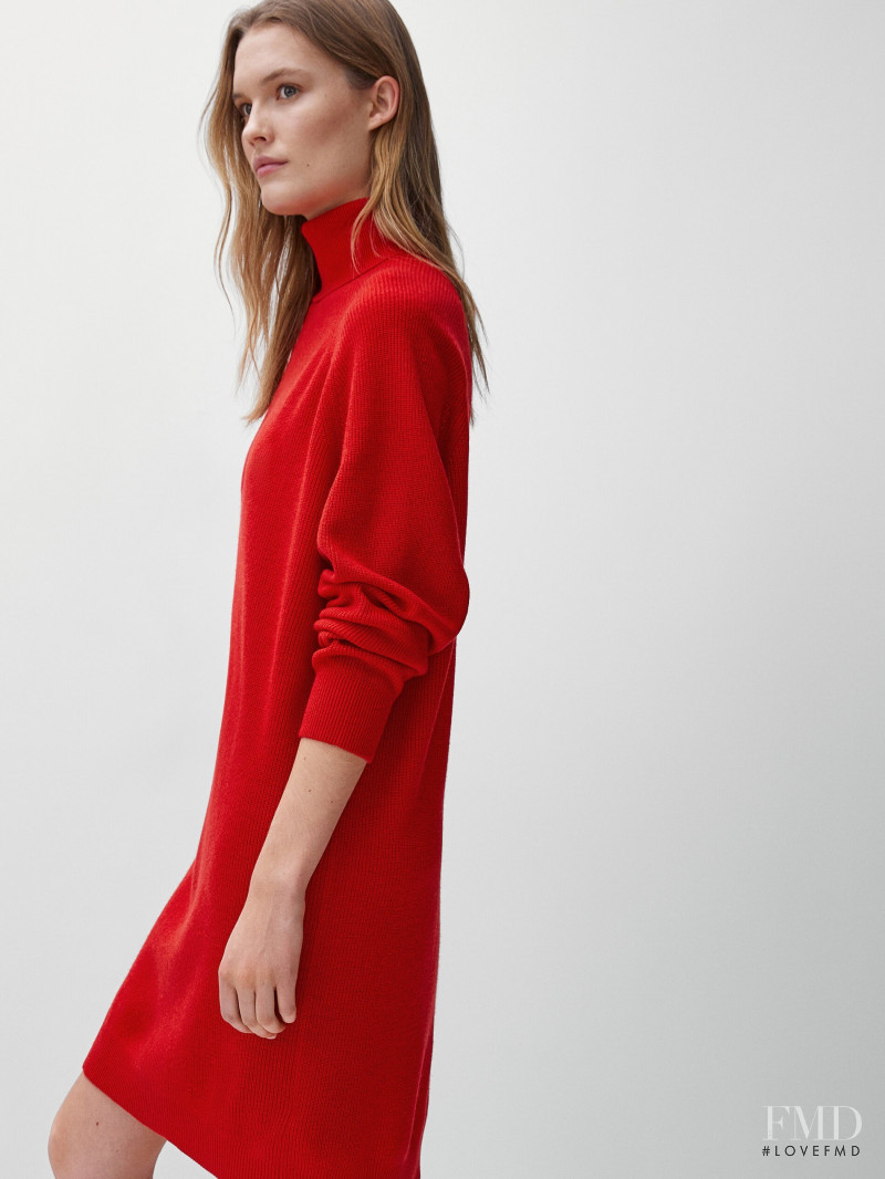 Elsemarie Riis featured in  the Massimo Dutti catalogue for Winter 2021