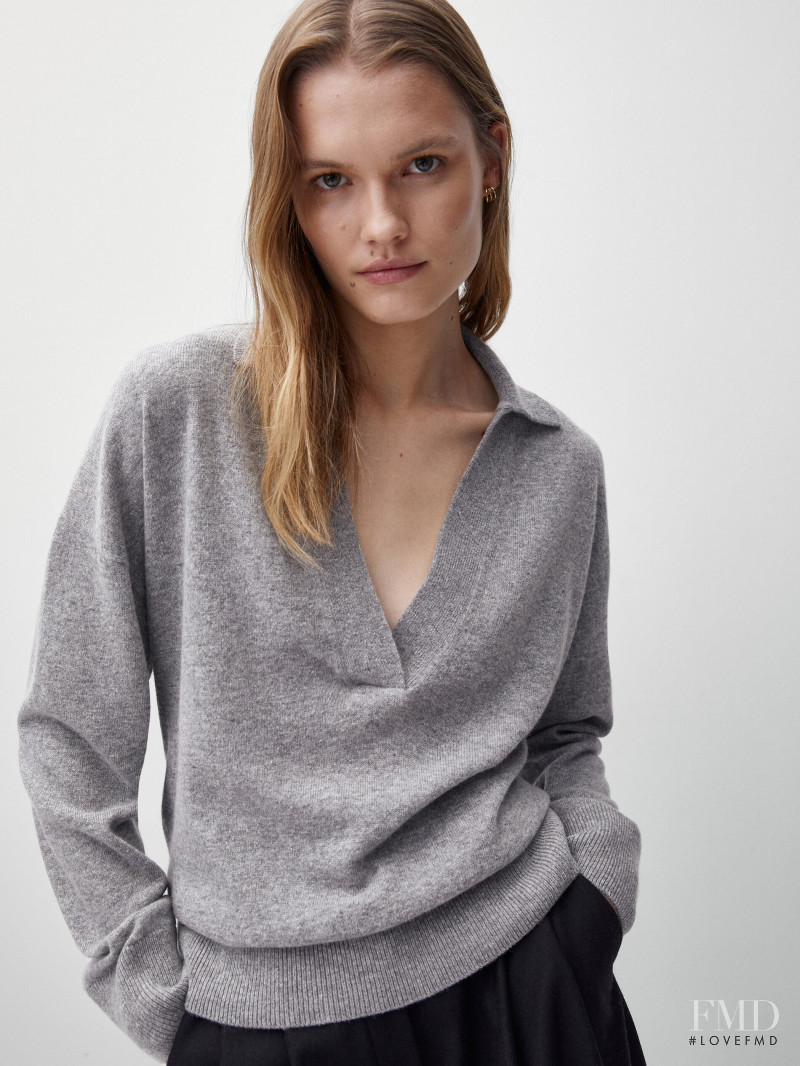 Elsemarie Riis featured in  the Massimo Dutti catalogue for Winter 2021