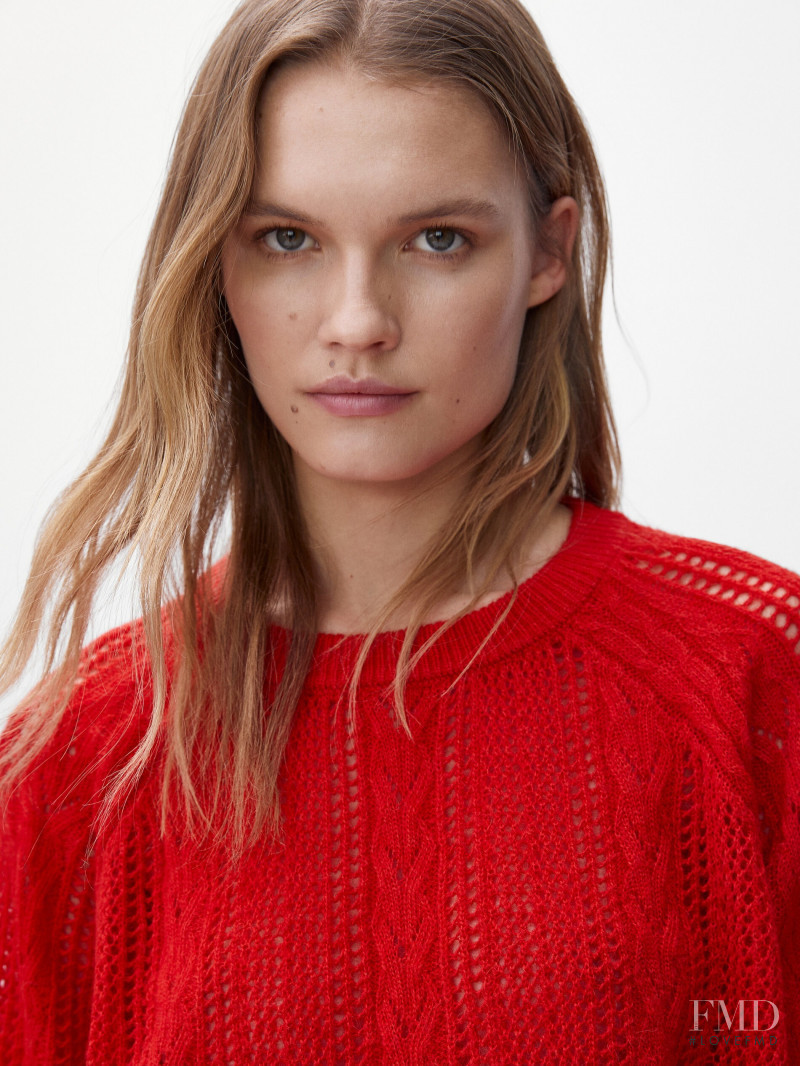 Elsemarie Riis featured in  the Massimo Dutti catalogue for Winter 2021