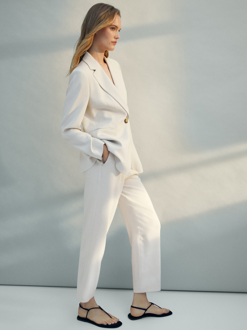 Elsemarie Riis featured in  the Massimo Dutti catalogue for Winter 2021