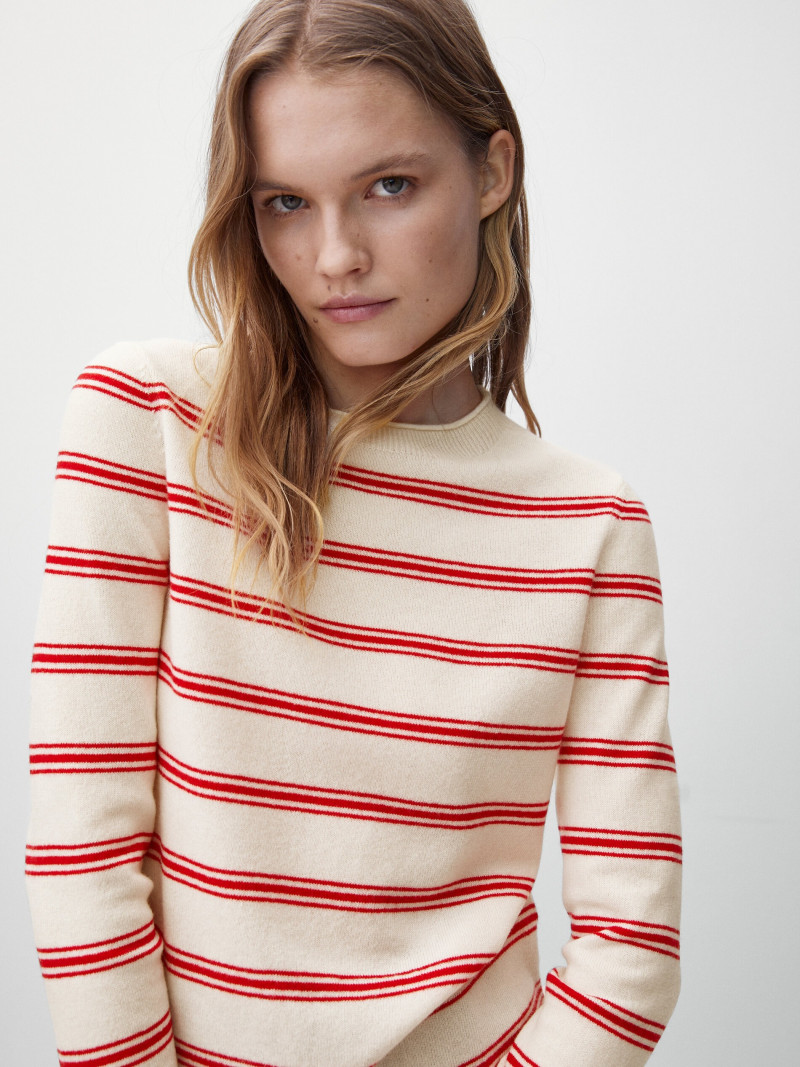 Elsemarie Riis featured in  the Massimo Dutti catalogue for Winter 2021