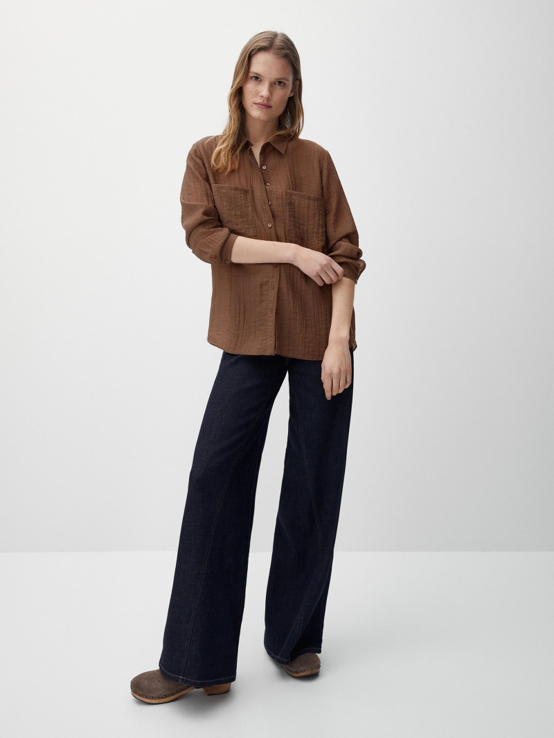 Elsemarie Riis featured in  the Massimo Dutti catalogue for Winter 2021