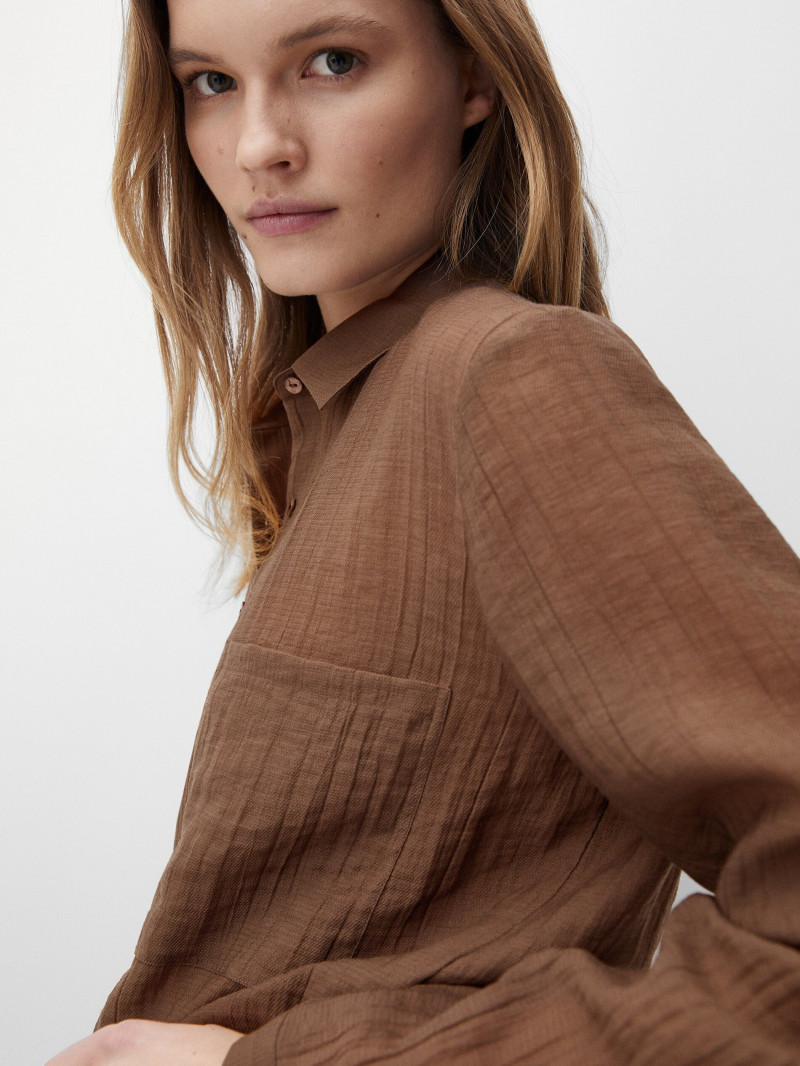 Elsemarie Riis featured in  the Massimo Dutti catalogue for Winter 2021