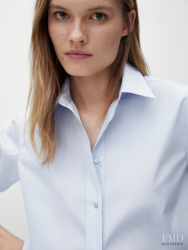 Elsemarie Riis featured in  the Massimo Dutti catalogue for Winter 2021