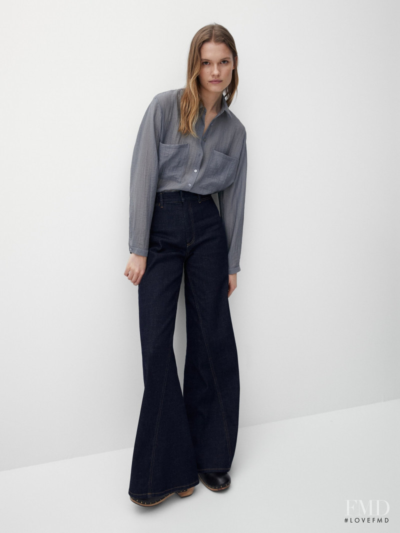 Elsemarie Riis featured in  the Massimo Dutti catalogue for Winter 2021