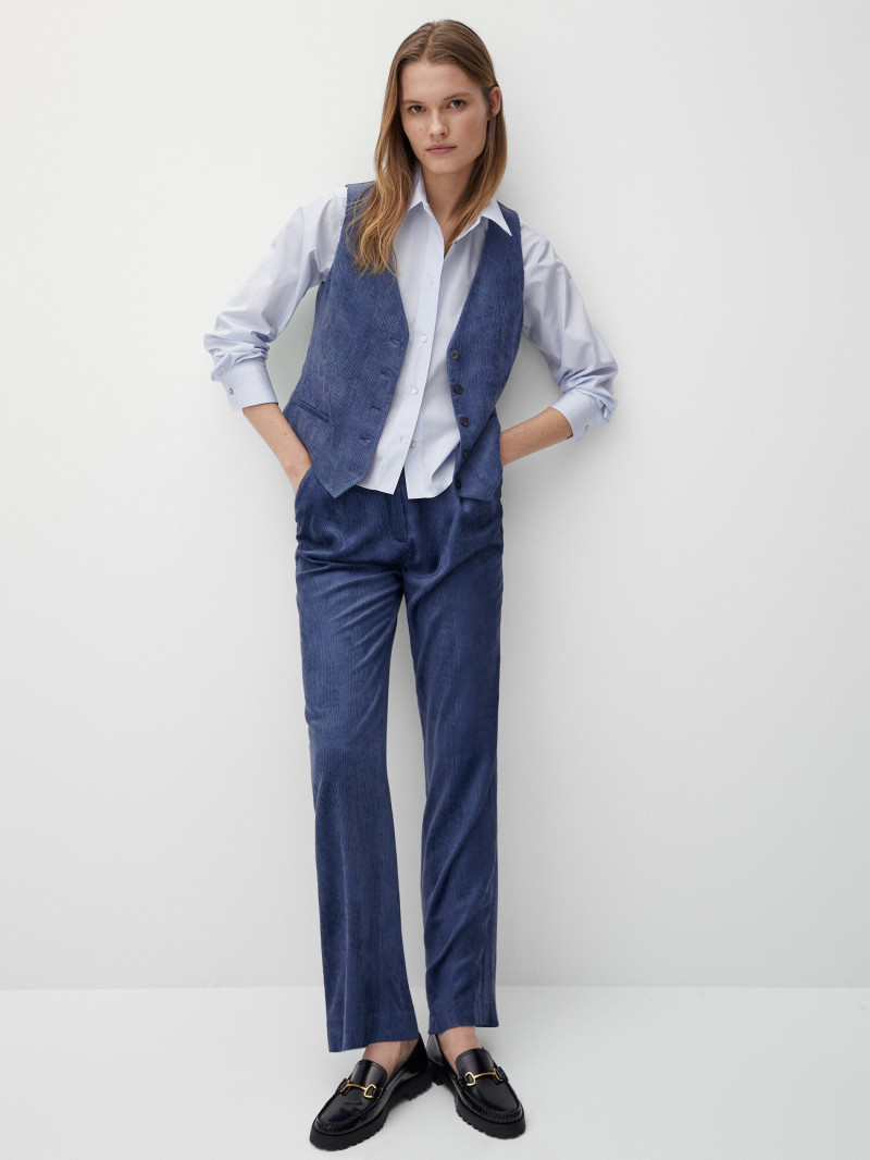 Elsemarie Riis featured in  the Massimo Dutti catalogue for Winter 2021