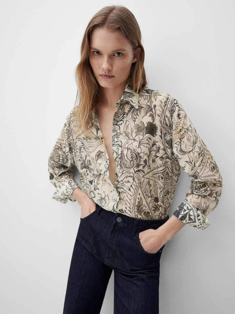 Elsemarie Riis featured in  the Massimo Dutti catalogue for Winter 2021